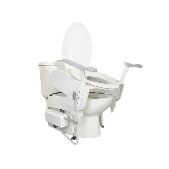 Electric Hand Control Adjust Height Aged Care Toilet Seat Indoor