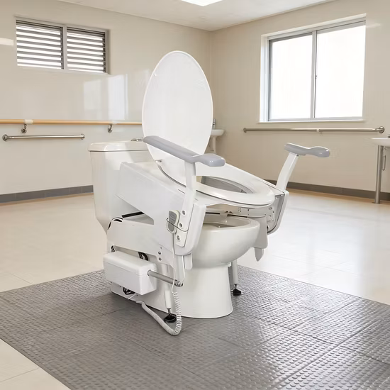 Hand Control Motor Drive Height Aged People Care Toilet Seat Tool